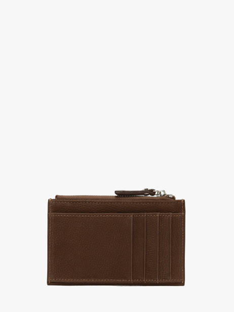 Kaarthouder Leder Etrier Bruin cavalier nubuck ECAN094M ander zicht 2